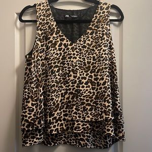 NWOT Zara Layered Tank